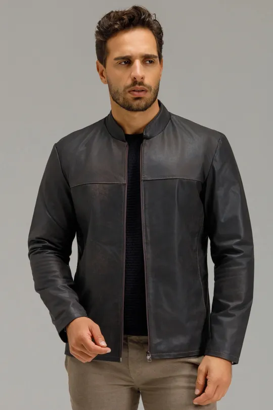 Jaqueta de Couro Ranger Brown Tom