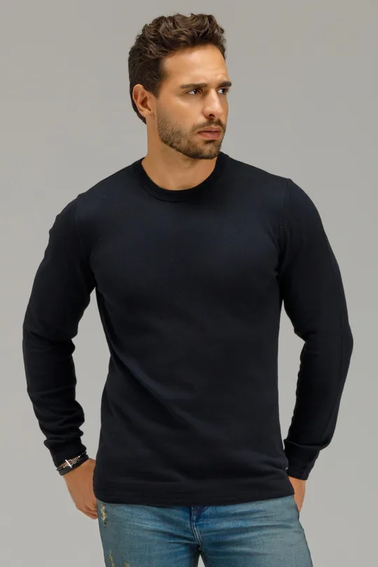Suéter Moliver Preto
