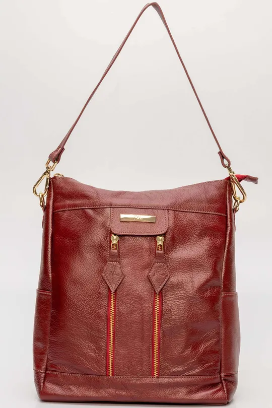 Mochila de Couro Marsala