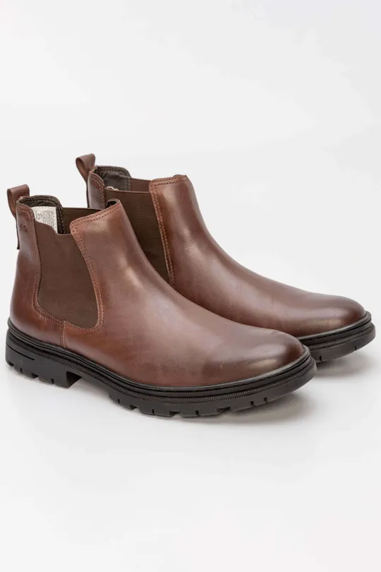 Bota de Couro Napa Comfort Café