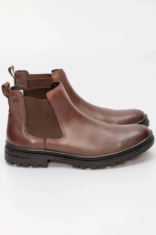 Bota de Couro Napa Comfort Café