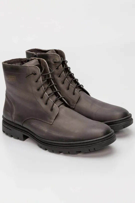 Bota de Couro Comfort Smoke Grafite
