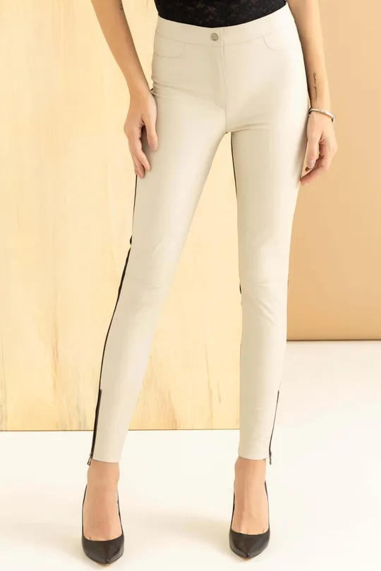 Calça de Couro Gelo Calça de Couro Gelo