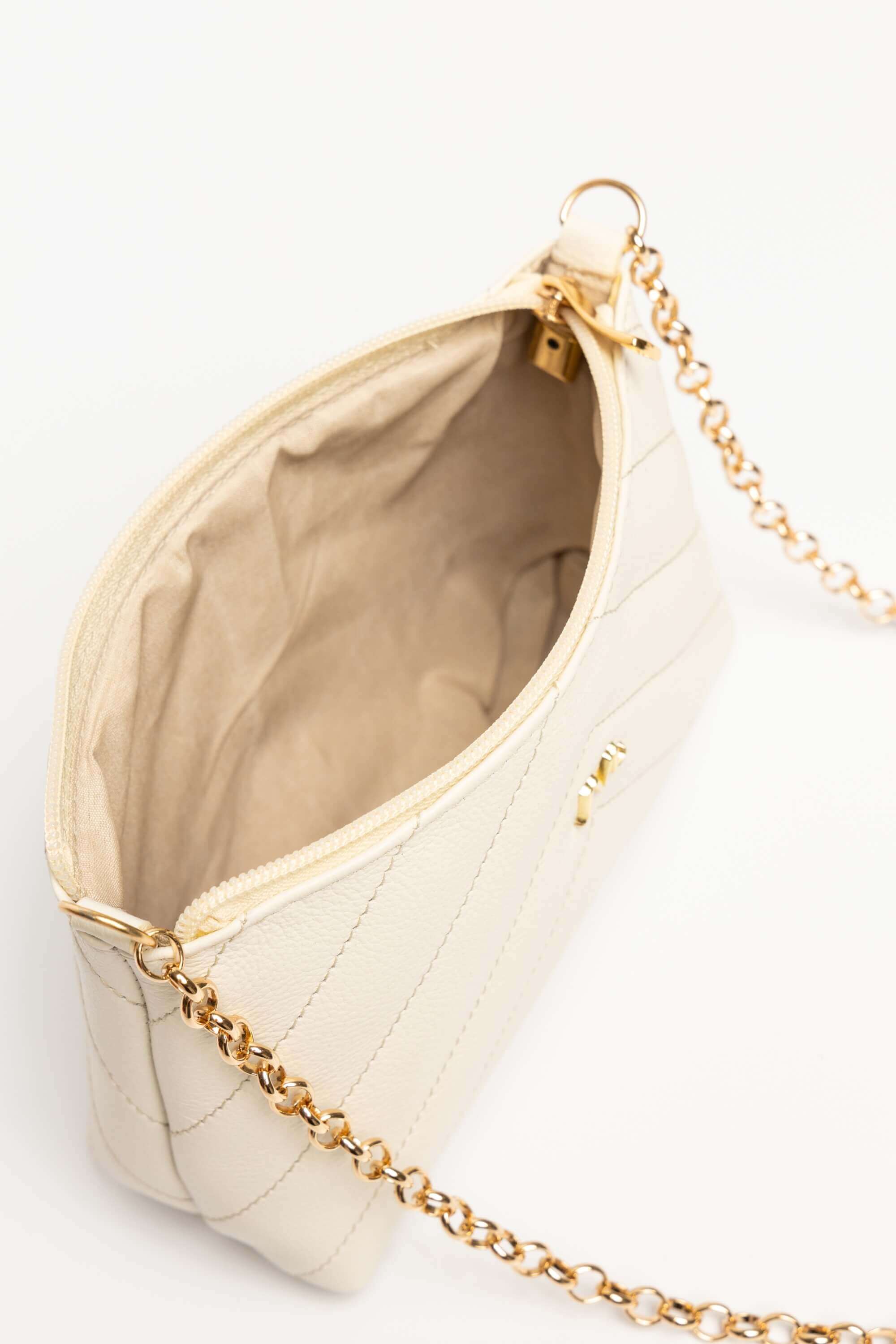 Bolsa de Couro Off White | JVL