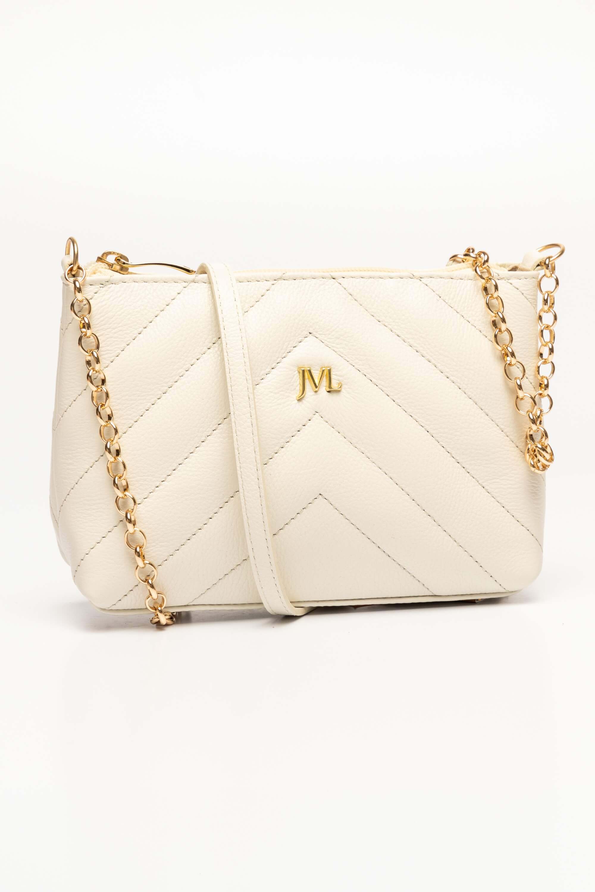 Bolsa de Couro Off White | JVL