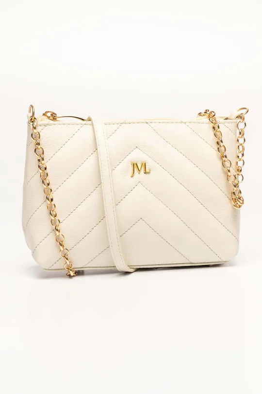 Bolsa de Couro Off White