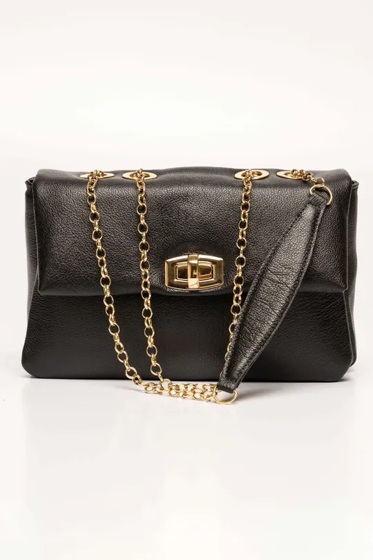 Bolsa em Couro Preta