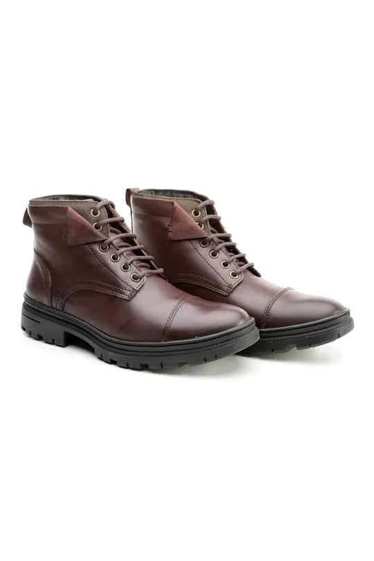 Bota de Couro Napa Comfort Café