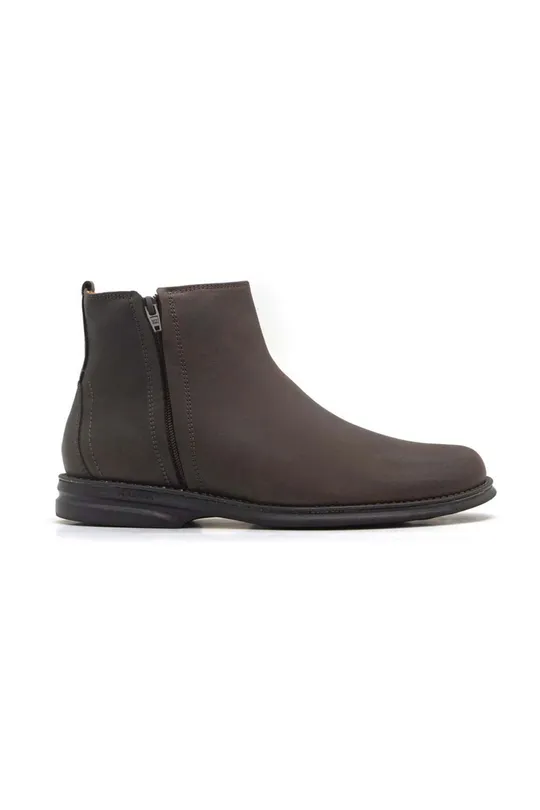 Bota de Couro Selaria Marrom Max Gel