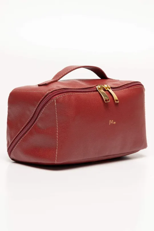 Necessaire de Couro Cozy Marsala Necessaire de Couro Cozy Marsala