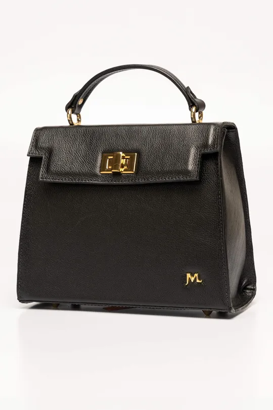 Bolsa Gio de Couro Preta