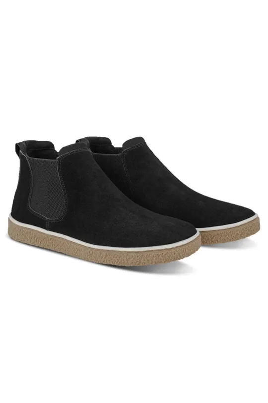 Bota de Couro Preta