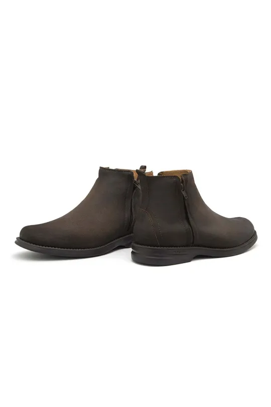 Bota de Couro D Lave Café Max Gel