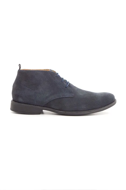 Bota de Couro Azul Comfort Soft Flex