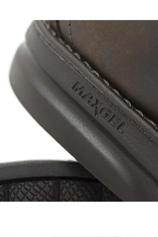 Bota de Couro Selaria Marrom Max Gel