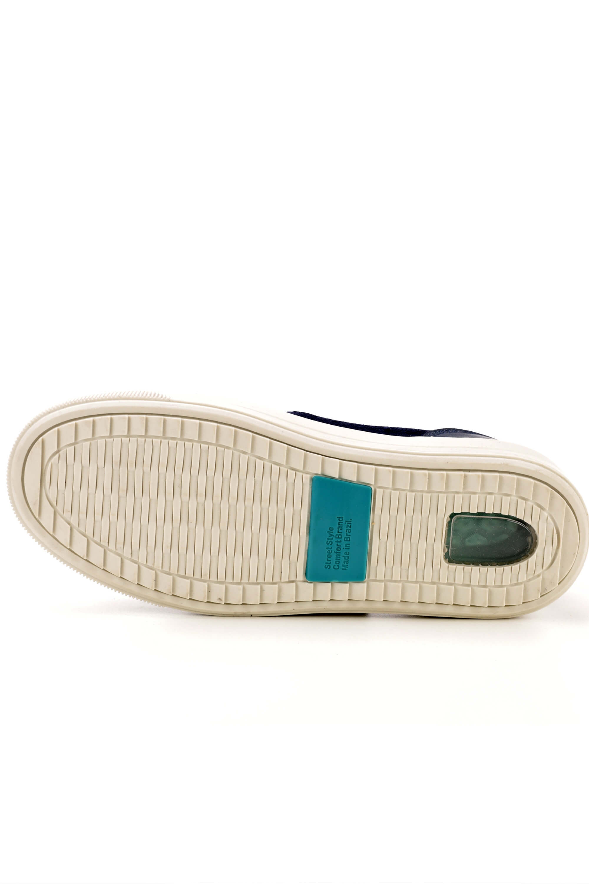 Javali Couros | Tênis Knit Azul Marinho One