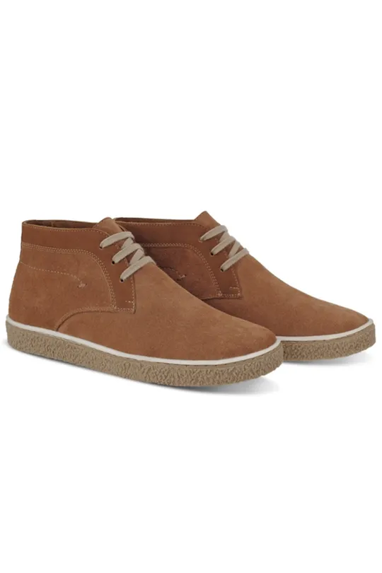 Bota de Couro Caramelo