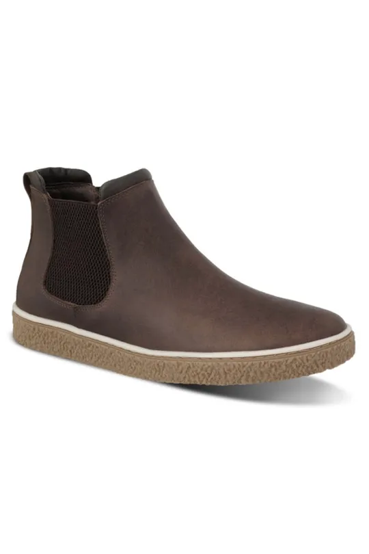 Bota de Couro Marrom
