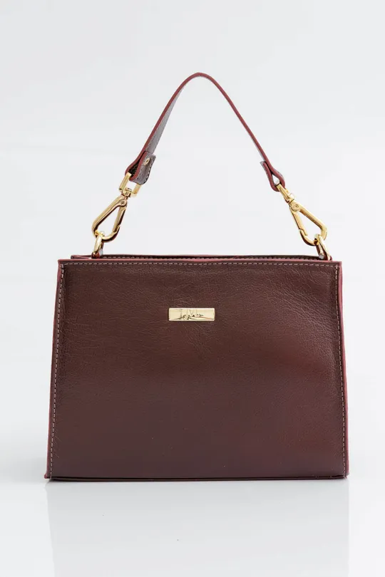 Bolsa de Couro Cozy Marsala