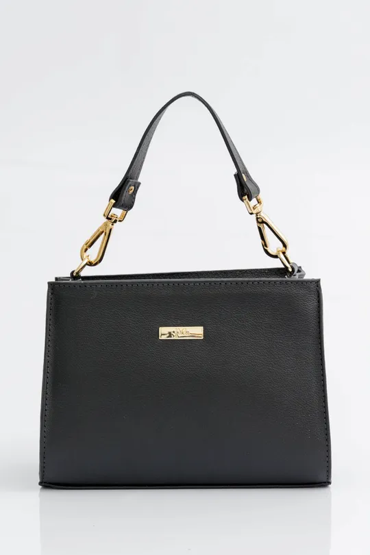 Bolsa de Couro Preta