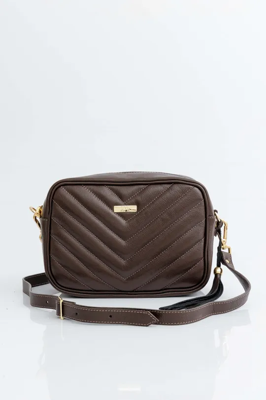 Bolsa em Couro Cozy Pinhão