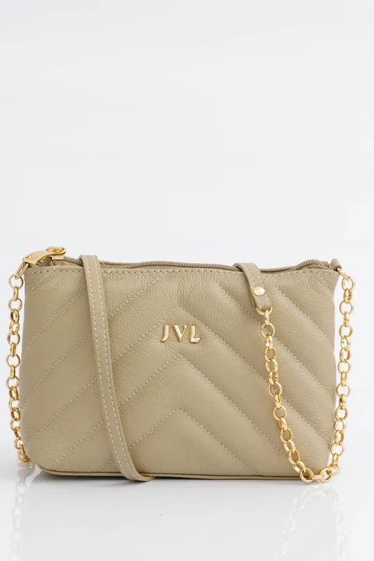Bolsa de Couro Taupe