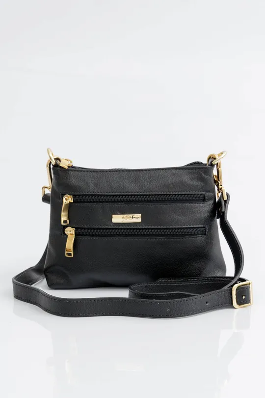 Bolsa de Couro Preto