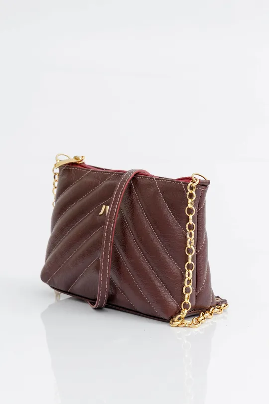 Bolsa de Couro Cozy Marsala