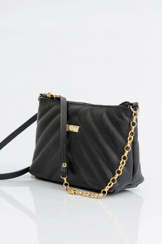 Bolsa de Couro Preta Bolsa de Couro Preta