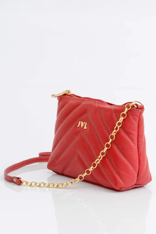 Bolsa de Couro Vermelha