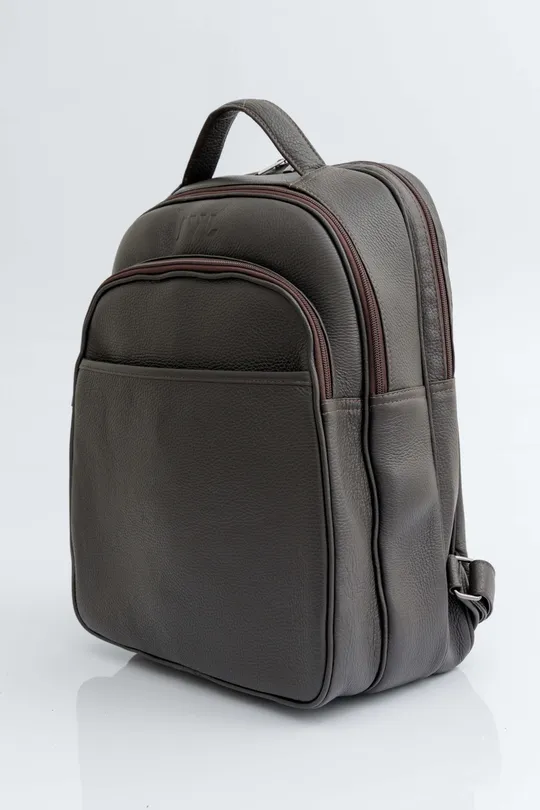 Mochila de Couro Marrom Mochila de Couro Marrom