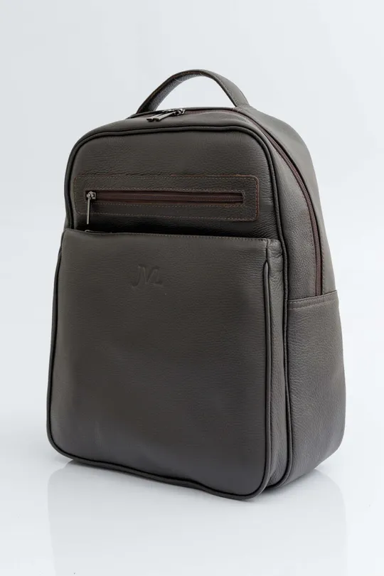 Mochila em Couro Marrom Mochila em Couro Marrom