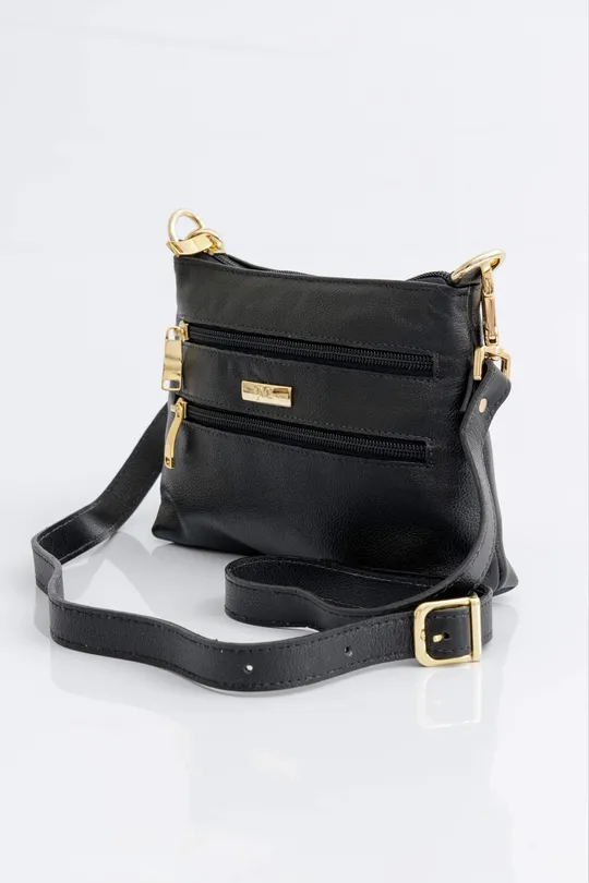 Bolsa de Couro Preto