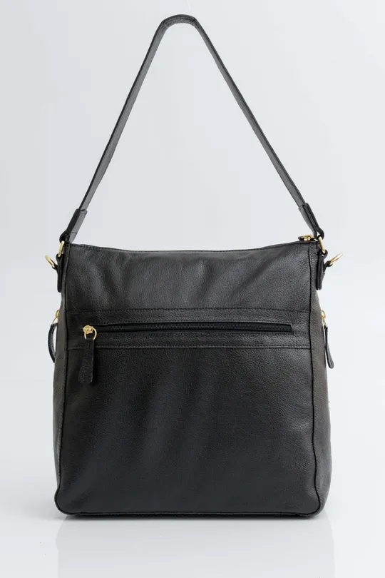 Bolsa de Couro Preta