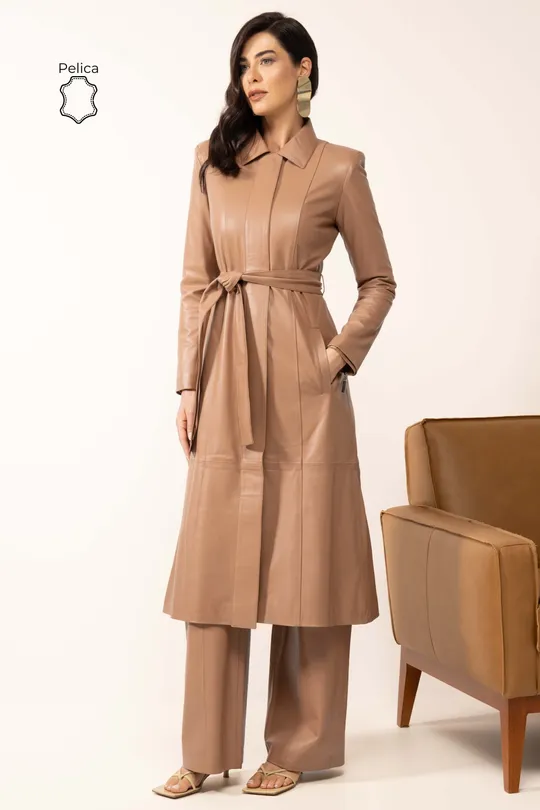 Trench Agata Pelica Mocca