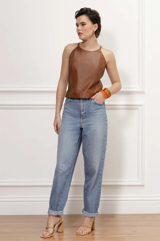 Blusa Elena - Pelica Caramelo