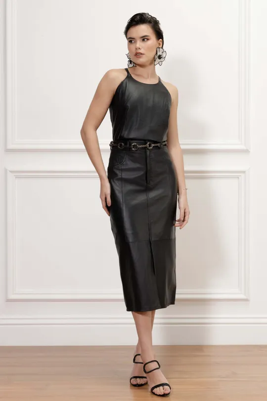 Blusa  Elena - Pelica Preta