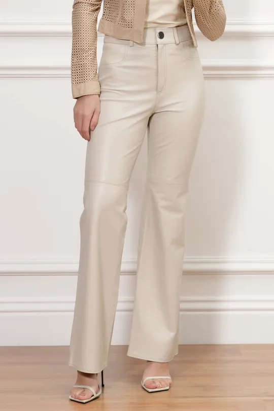 Calça Flare Lunna - Pelica Gelo