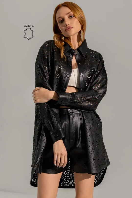 Chemise Laser Cassidy Pelica Preta