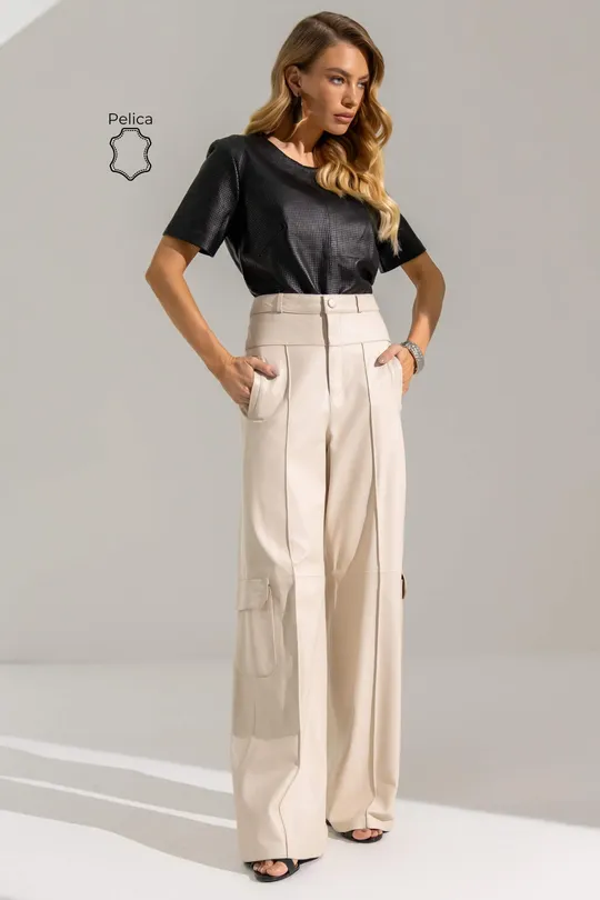 Calça Cargo Florence Pelica Off White
