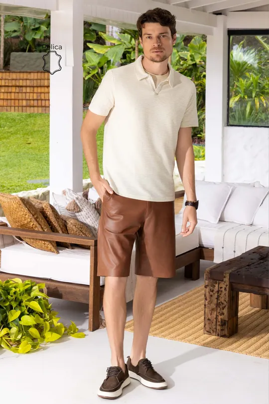 Bermuda Fred Pelica Caramelo