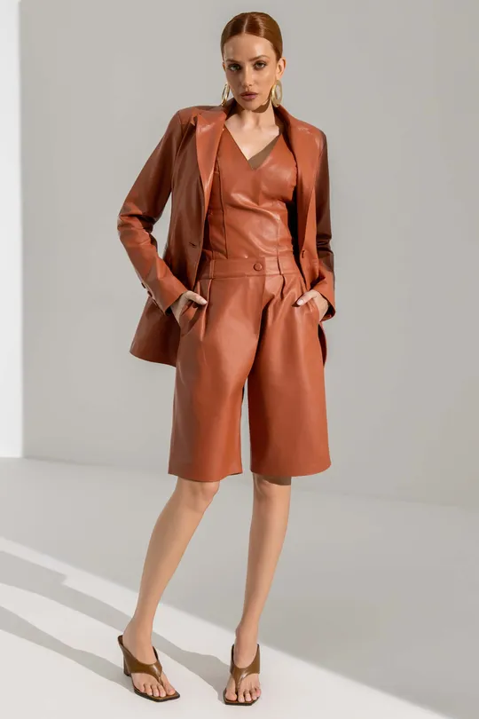Blazer Oversized Jaque Pelica Ginger
