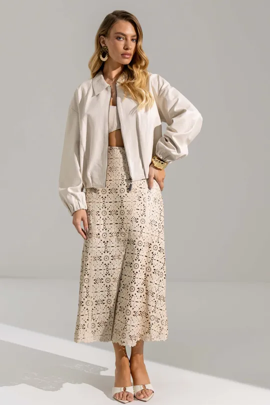 Jaqueta Bomber Breeze Pelica Off White Jaqueta Bomber Breeze Pelica Off White