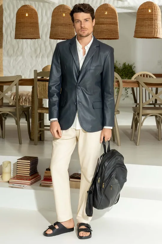 Blazer August Pelica Marinho