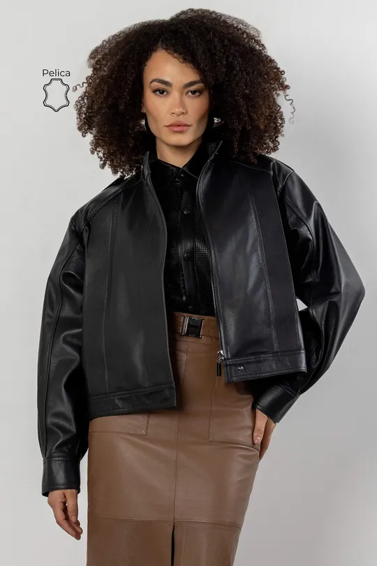 Jaqueta Kendal Oversized- Pelica Preta