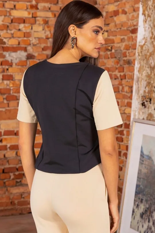 Blusa de Couro Gelo