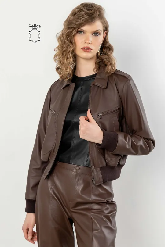 Jaqueta Sayde - Pelica Chocolate
