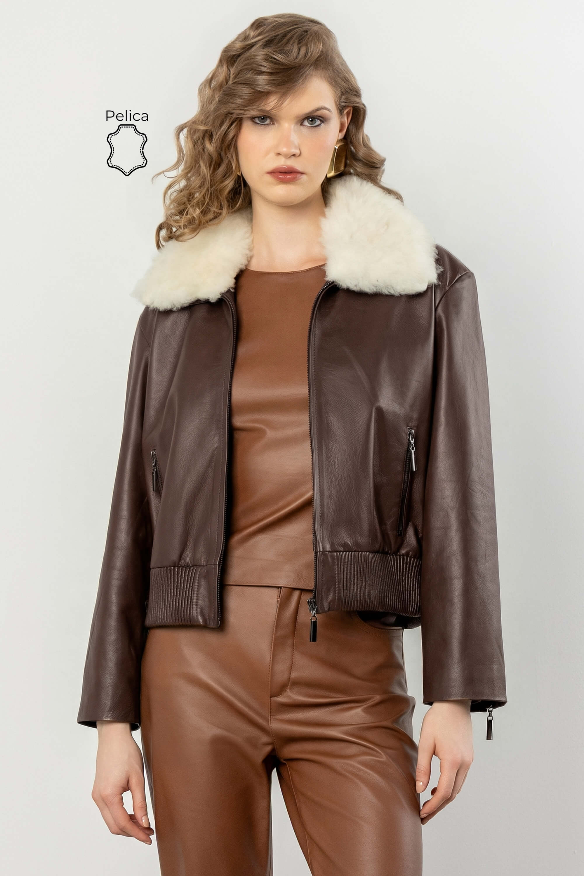 Jaqueta Devon Oversized - Pelica Chocolate