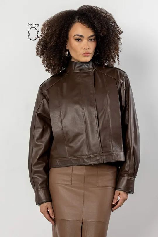 Jaqueta Kendal Oversized - Pelica Chocolate