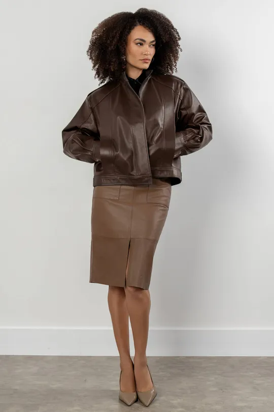 Jaqueta Kendal Oversized - Pelica Chocolate